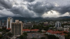 Hurricane Beryl on July 03, 2024 in Kingston, Jamaica