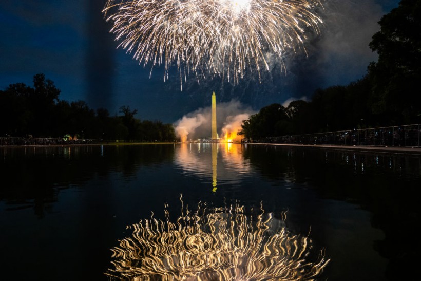 Fourth Of July Fireworks Erupt Over National Mall In Washington, D.C.