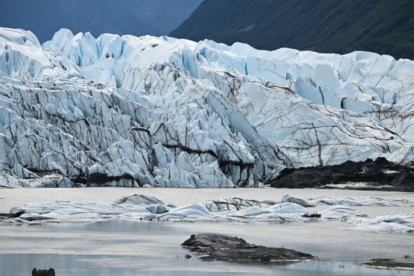 A stock photo of glaciers in Alaska