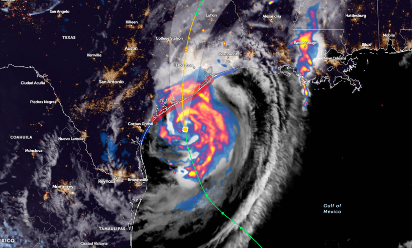 Zoom Earth Satellite via NOAA - NESDIS