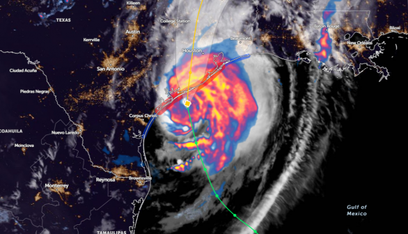 Zoom Earth Satellite via NOAA - NESDIS