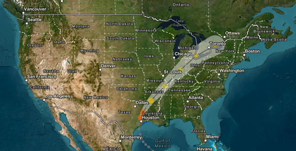 Hurricane Beryl Makes Landfall Along Texas Coast, Killing 3 People in Houston, Causing Over 1,000 Flight Cancellations, 1.5 Million Power Outages