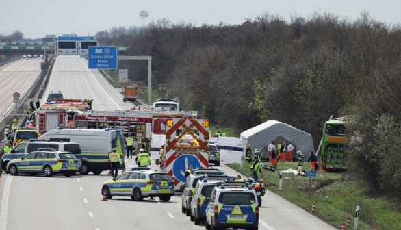 GERMANY-ACCIDENT-TRANSPORT-BUS