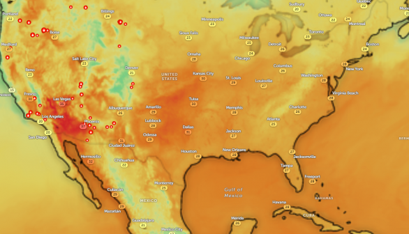 Zoom Earth Satellite via NOAA - NESDIS