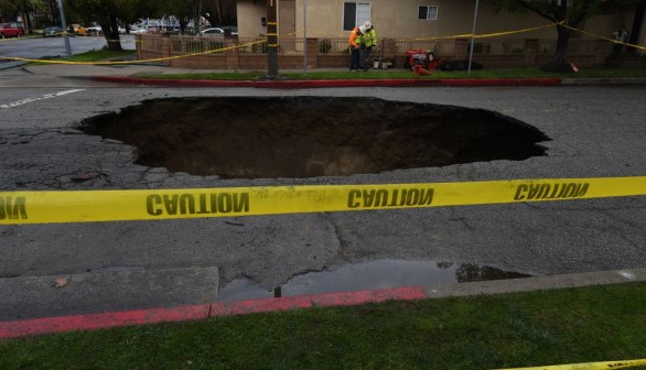 Hurricane Milton Leaves Florida Neighborhood With Giant Sinkhole