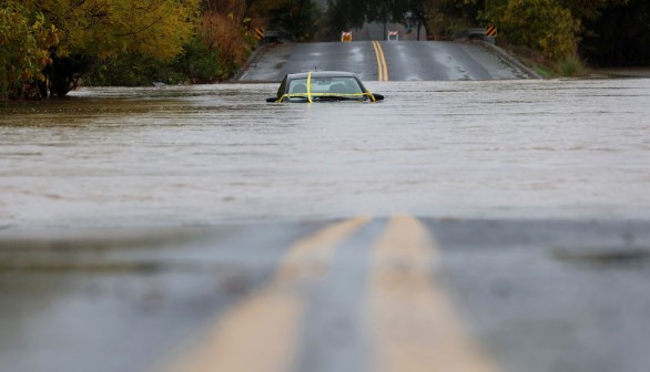 Atmospheric River Brings Heavy Rains To Bay Area And Northern California