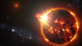 Massive Stellar Flares From a Very Mini Star