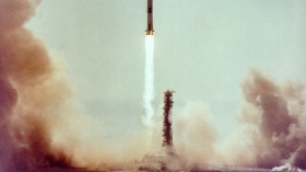 Saturn V carrying Apollo 11