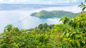 Lake Toba in Indonesia