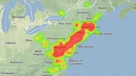 Heat Map For March 22nd, 2013 Northeast Fireball