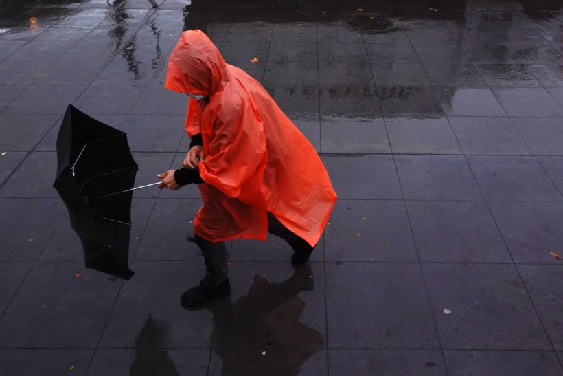 Autumn Nor-Easter Drenches New York City