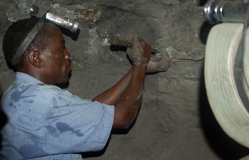 Tanzanian tanzanite miner James Meliary
