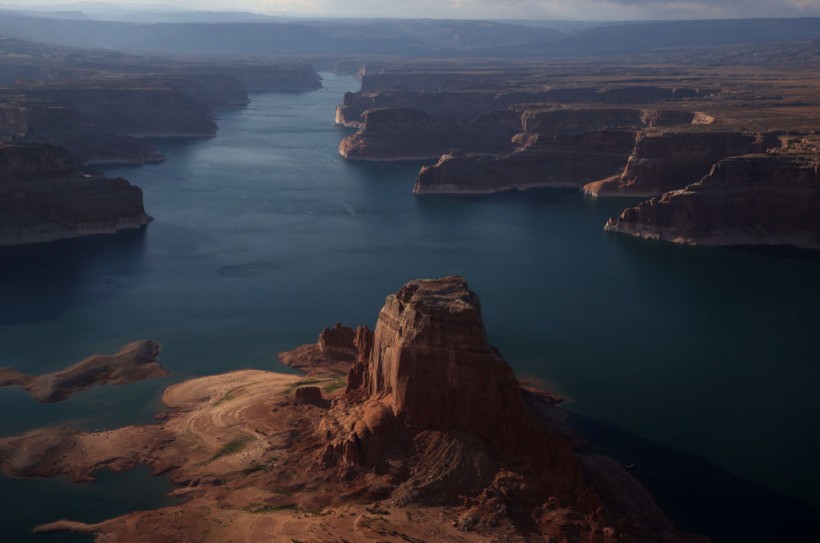 Lake Powell At Historic Low Levels In Drought-Stricken West