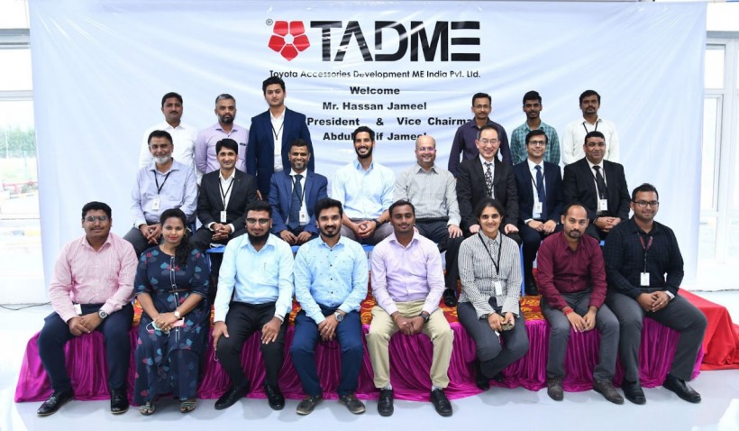 Abdul Latif Jameel's Deputy President and Vice Chairman Hassan Jameel  and Toyota Motor Company in launching of Toyota Accessories and Development ME India Pvt. Ltd. (TADME)