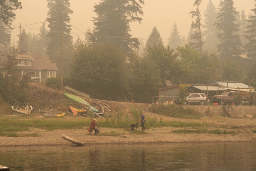 wildfire in British Columbia