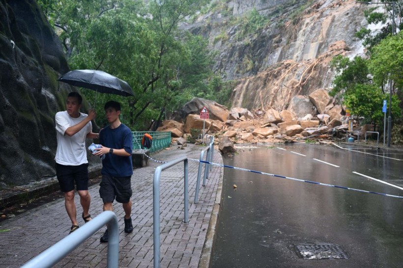 Hongkong landslides 