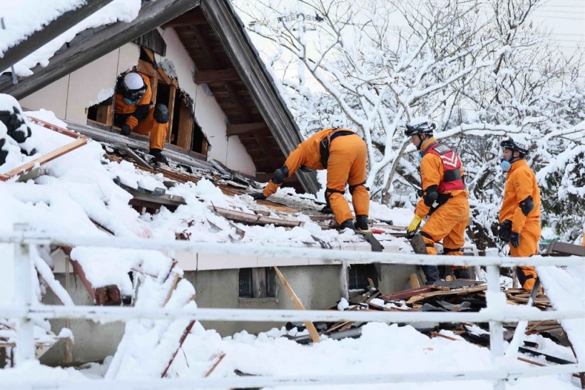 rescue operations following Japan's earthquake