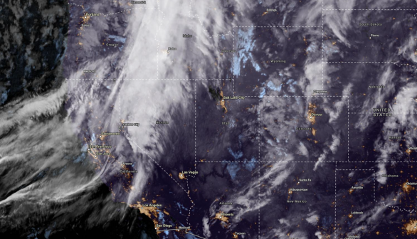 NWS Live Hurricane Tracker via NOAA NESDIS