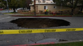 Hurricane Milton Leaves Florida Neighborhood With Giant Sinkhole